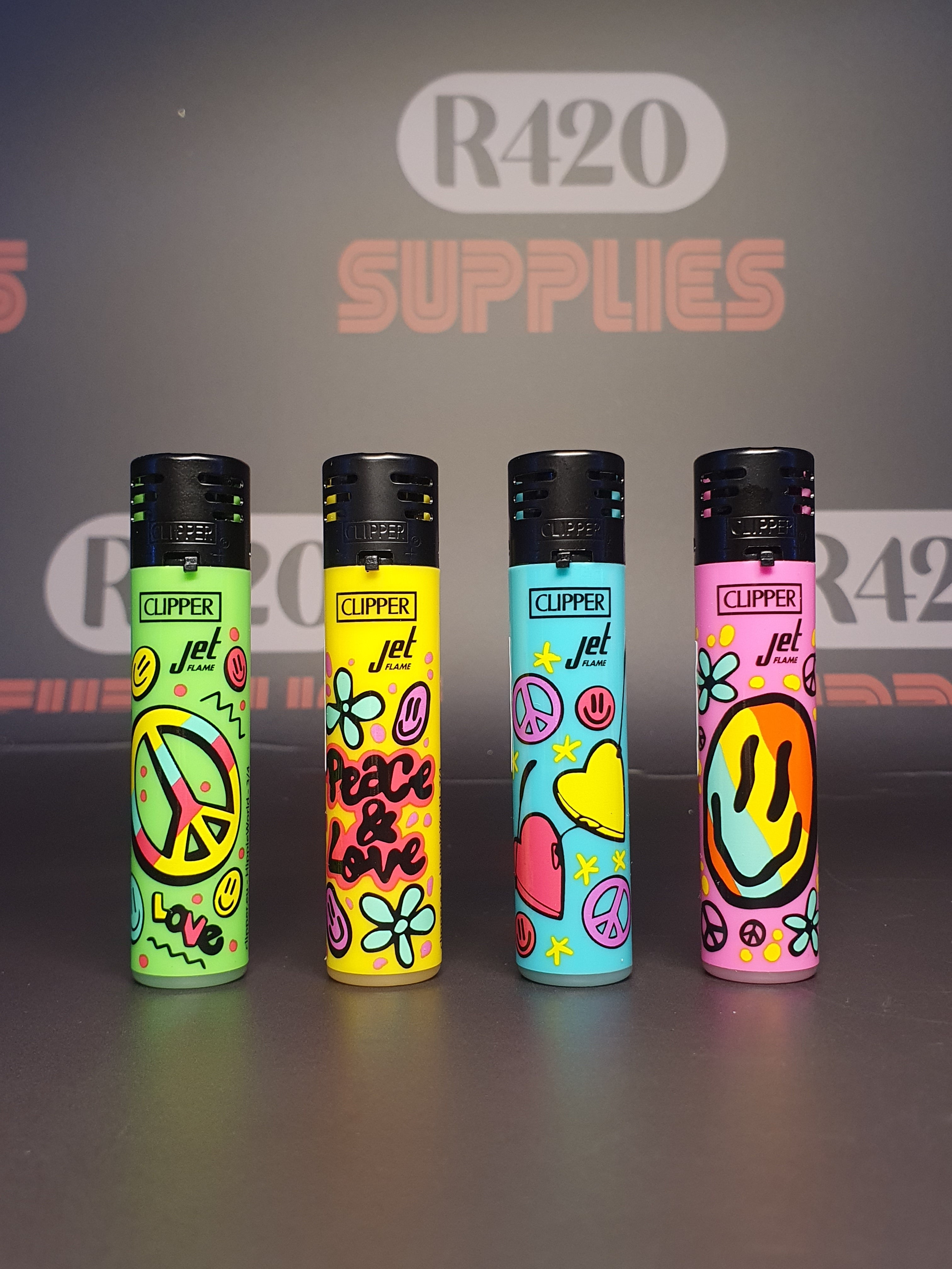 Clipper Jet Flame Lighter - Hippie World