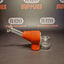 Skull Silicone Pipe with Glass Bowl - 13cm