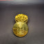 Gold Metal Grinder - 50mm - 4 Part