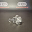 Quartz Banger  - 18mm / 90° Male Fitting - Spinner Carb Cap & Pearls