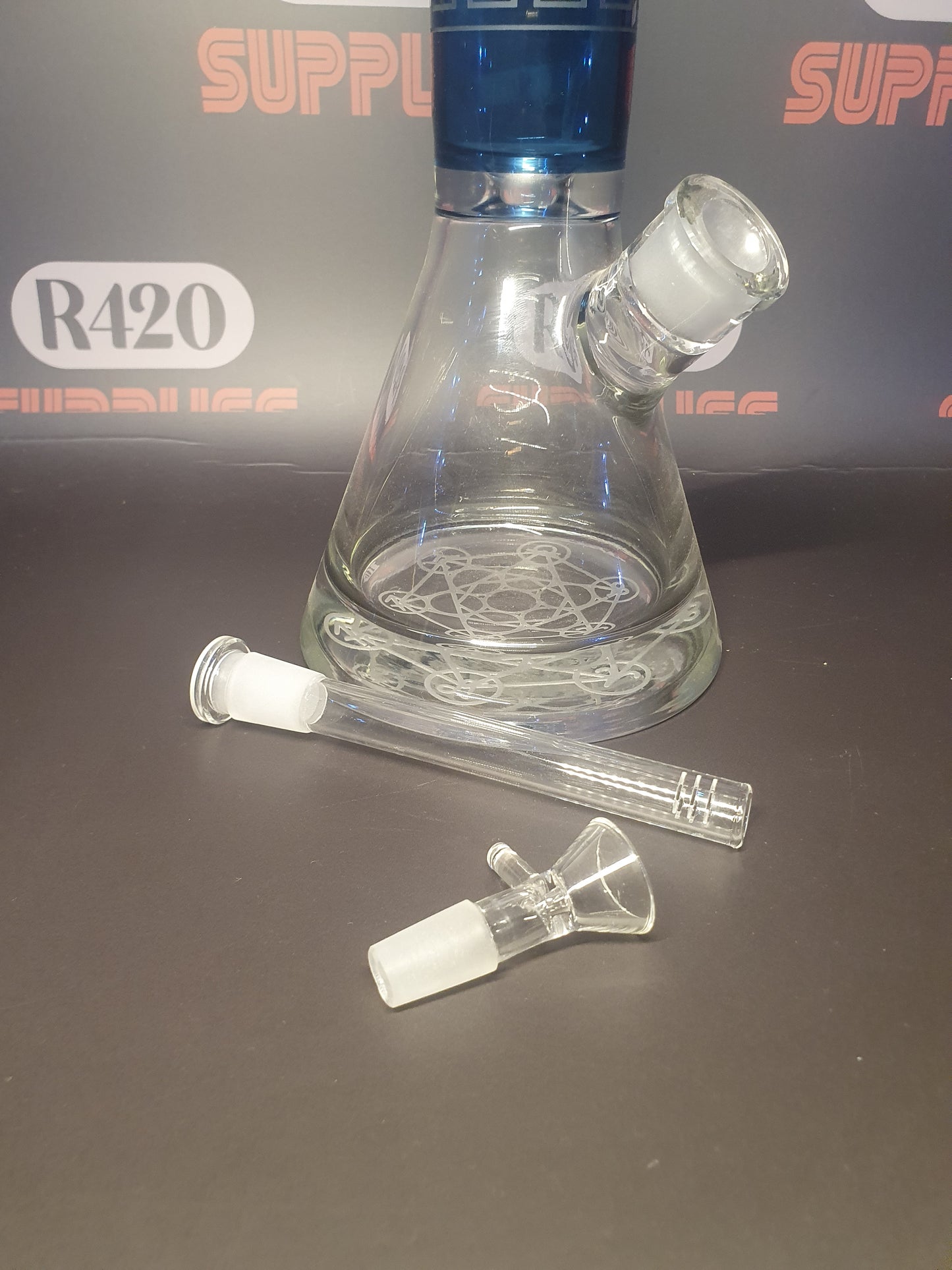 Amsterdam - Limited Edition Blue - Heavy Base - Geometric Art Series - H:40cm