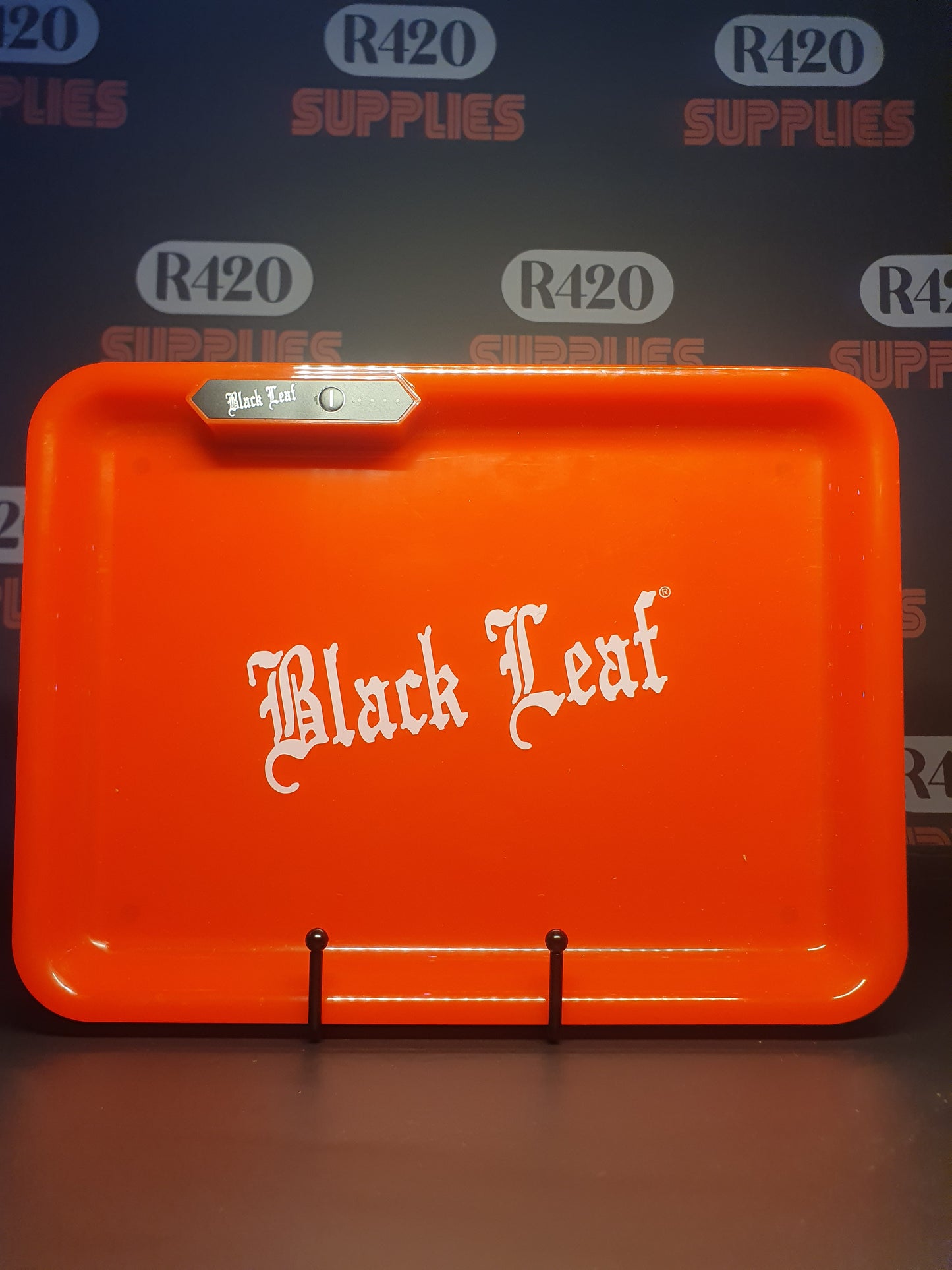 Black Leaf Glow Tray - Red