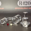 Quartz Banger  - 18mm / 90° Male Fitting - Spinner Carb Cap & Pearls