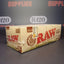 RAW Organic Hemp Single Wide - Single Window - Cut Corners - 50 Leaves