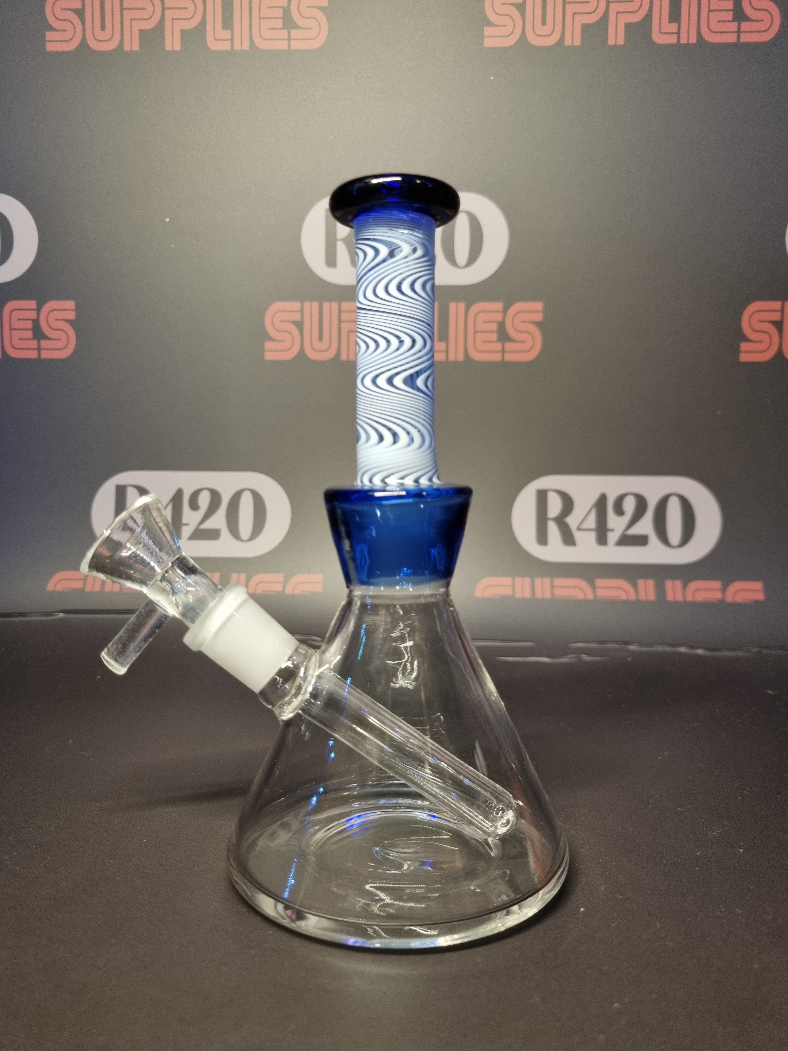 Amsterdam Limited Edition Bubbler -Blue - H:16cm