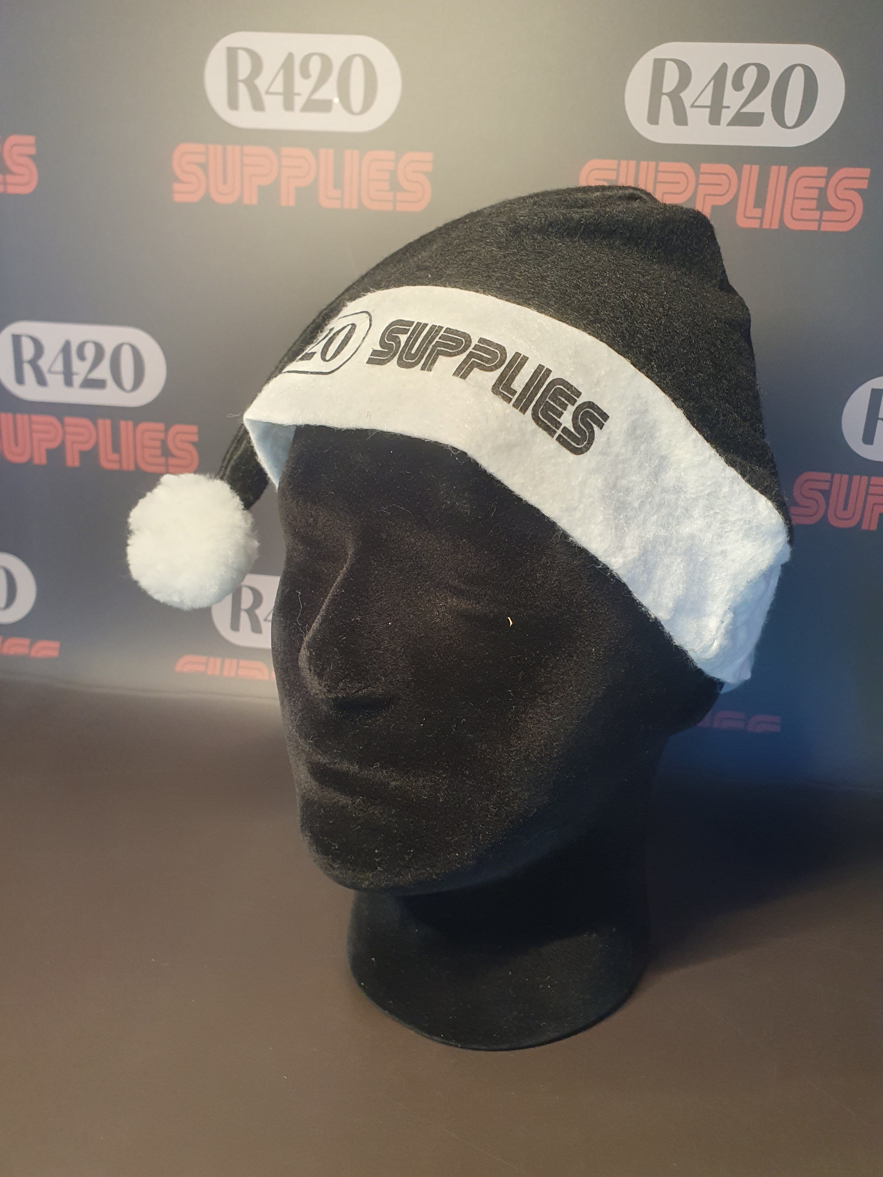 R420 Santa Hat - Black