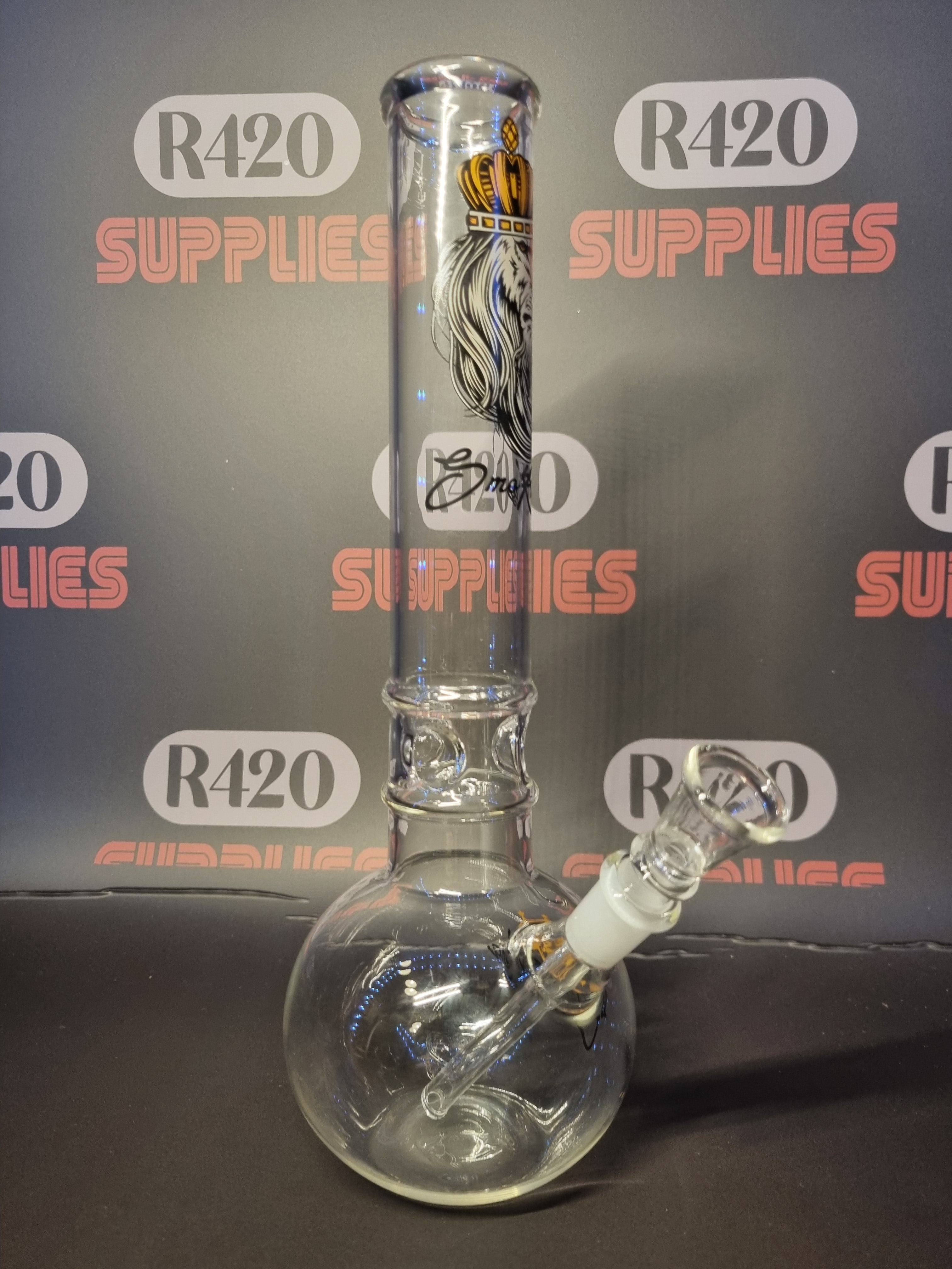 SmoKing Glass Bong - H: 30cm