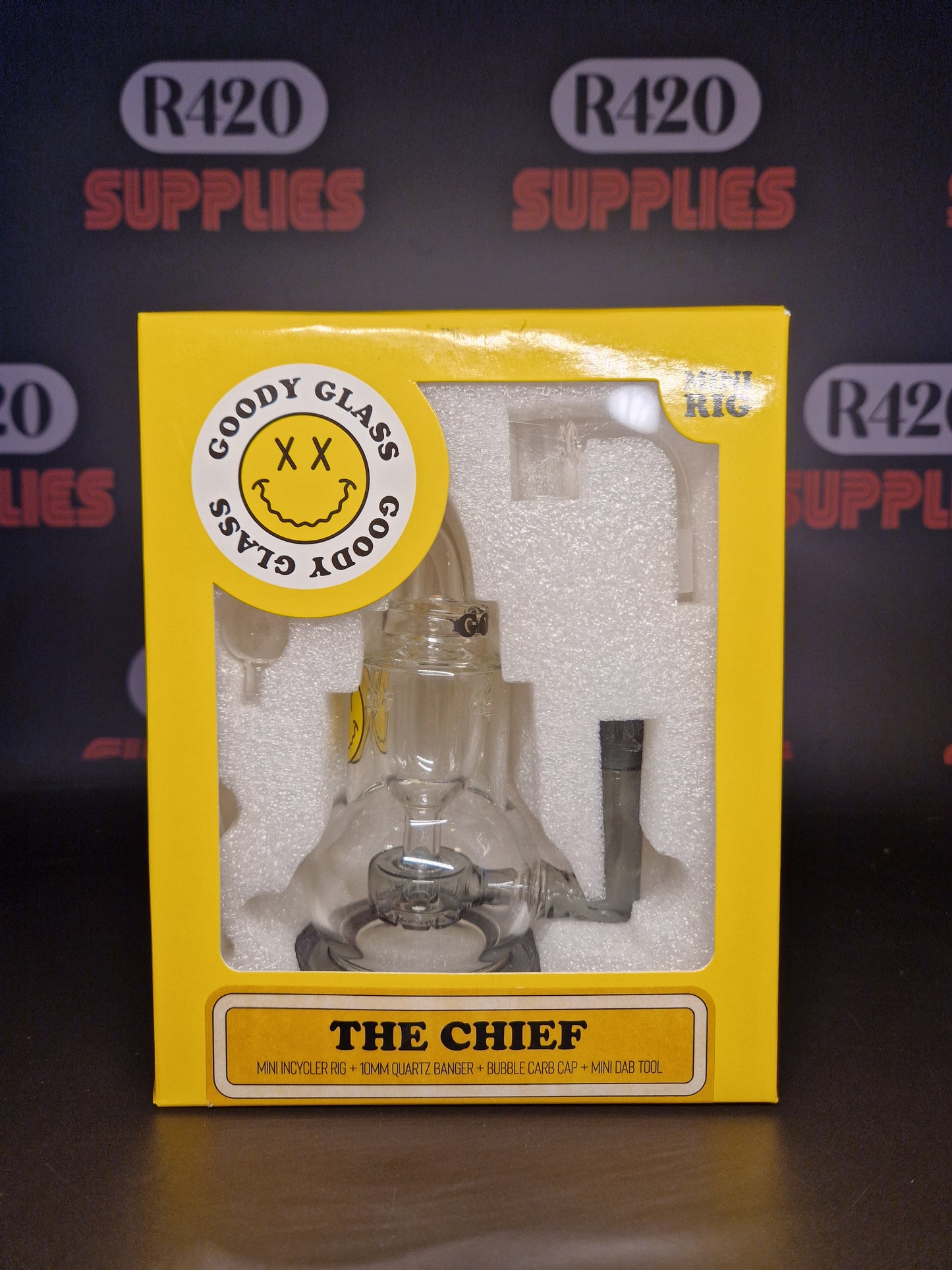 Hemper Goody Glass Mini Rig - The Chief