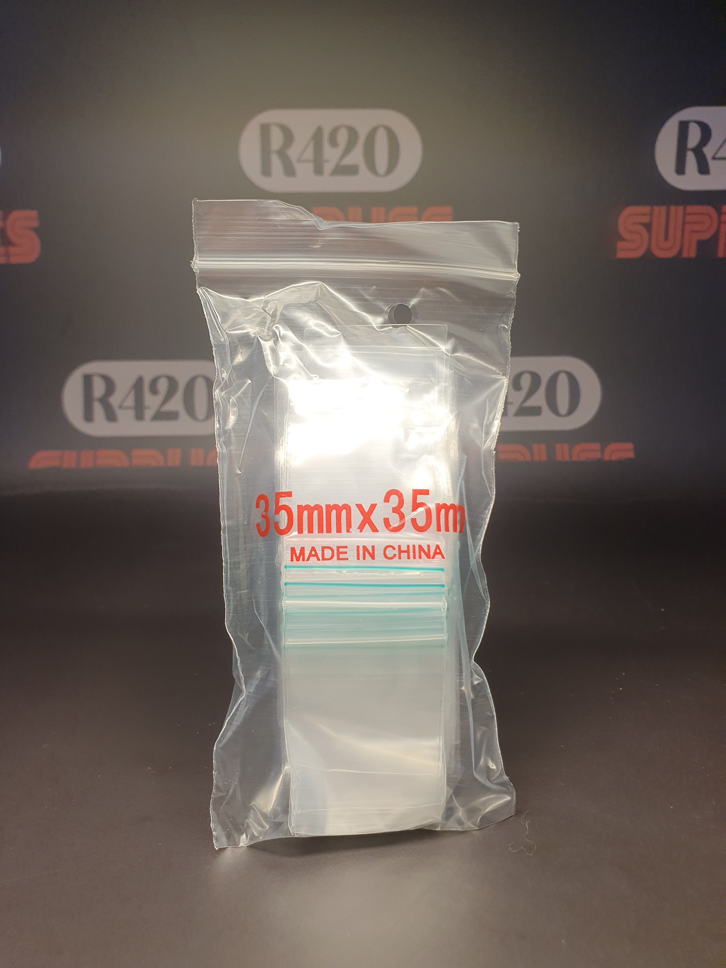 Ziplock Bag - Clear - 35x35 - 50ù Strong (100)