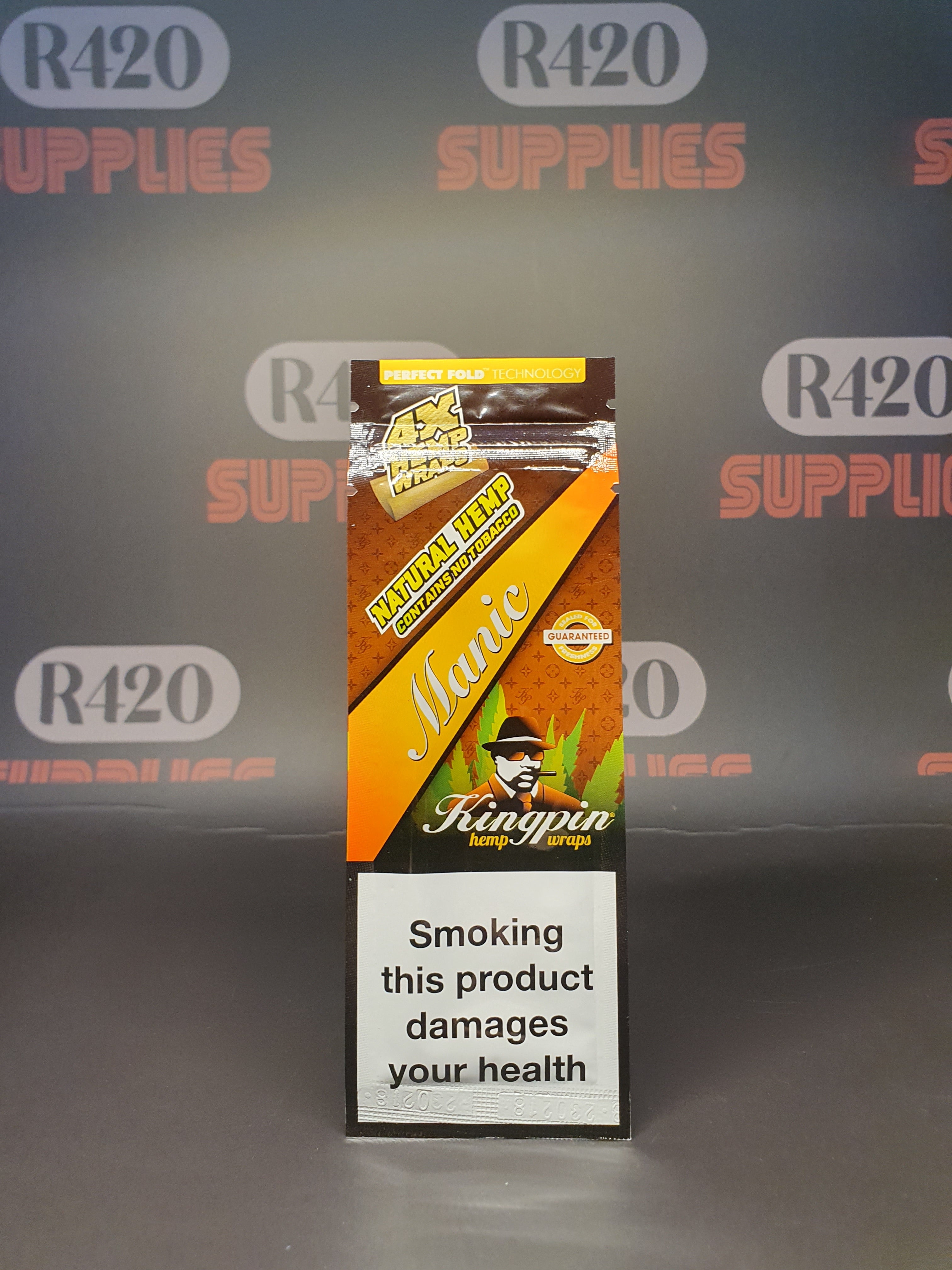 Kingpin Hemp Wraps - 4 Pack - Manic