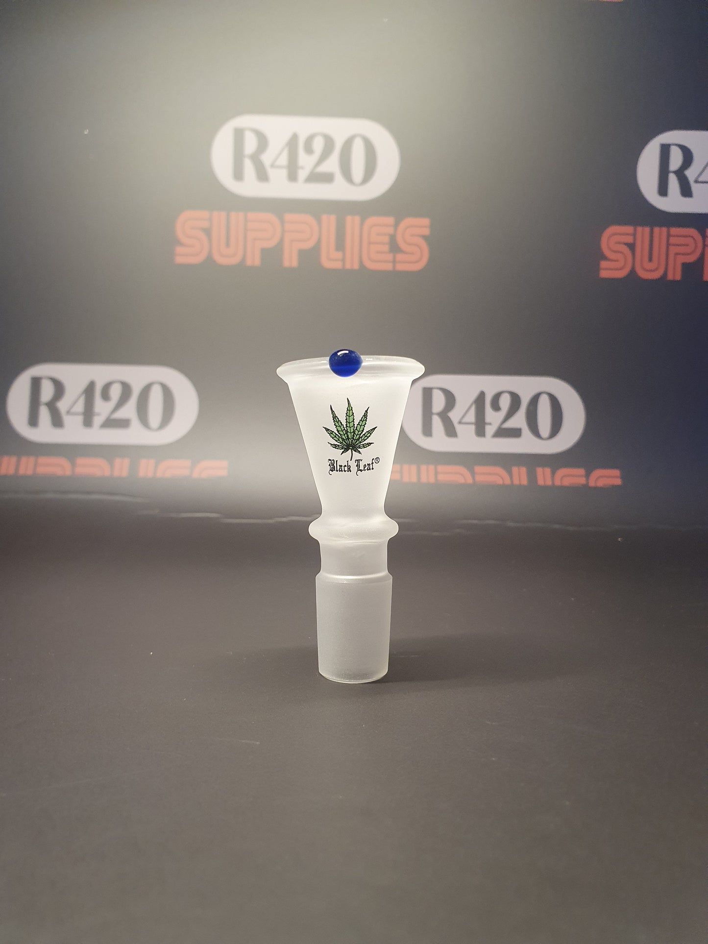 Glass Bowl - 18mm Male - Funnel Type - Frosted