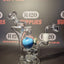 Black Leaf - Glazen Dab Rig - H250mm
