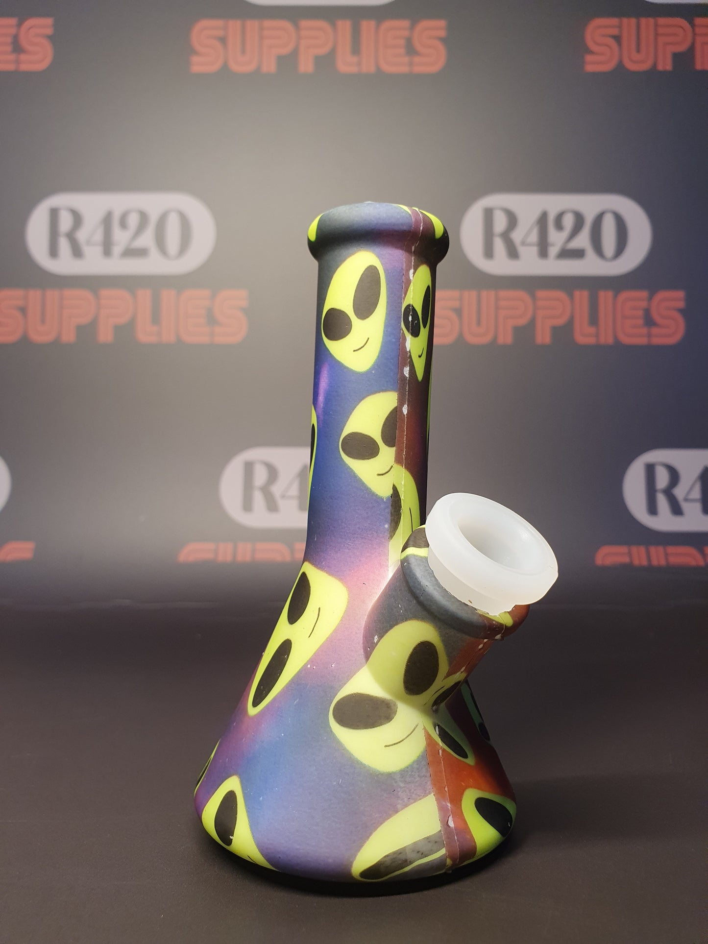 Siliconen Bong - 13cm - Alien Galaxy
