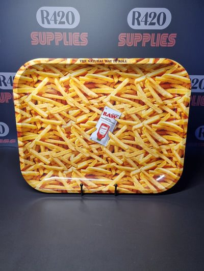 RAW Metal Rolling Tray - French Fries - Large