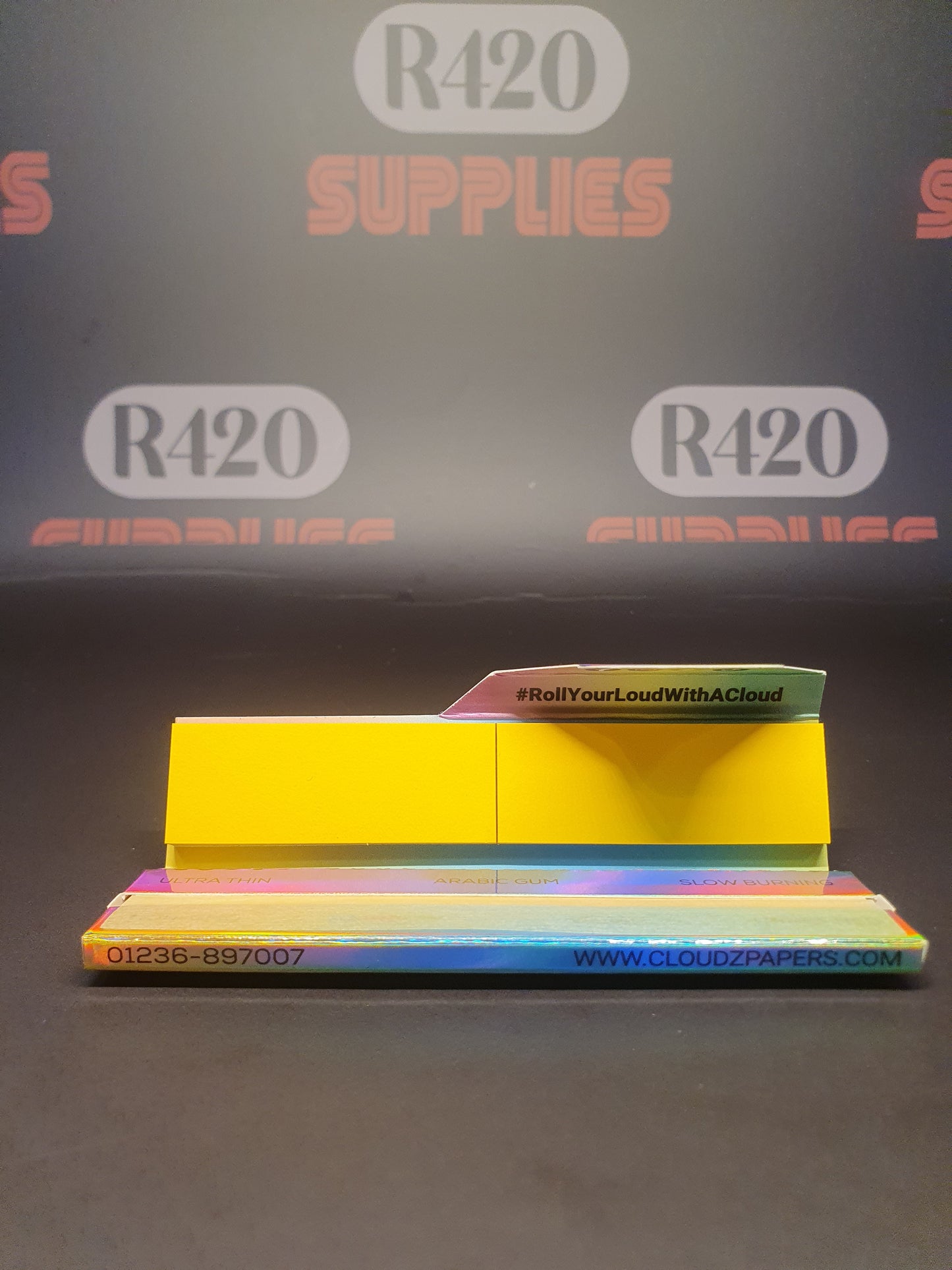 Cloudz Kingsize Rolling Papers & Tips - Rainbow