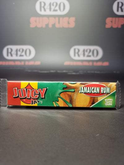 Juicy Jay's Kingsize Slim Vloei met Smaak - Jamaican Rum