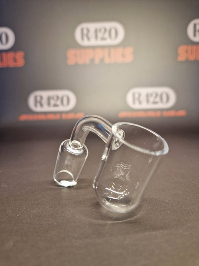 Quartz Banger - 18mm / 90° Male Fitting - Bucket Style with Bubble Bottom