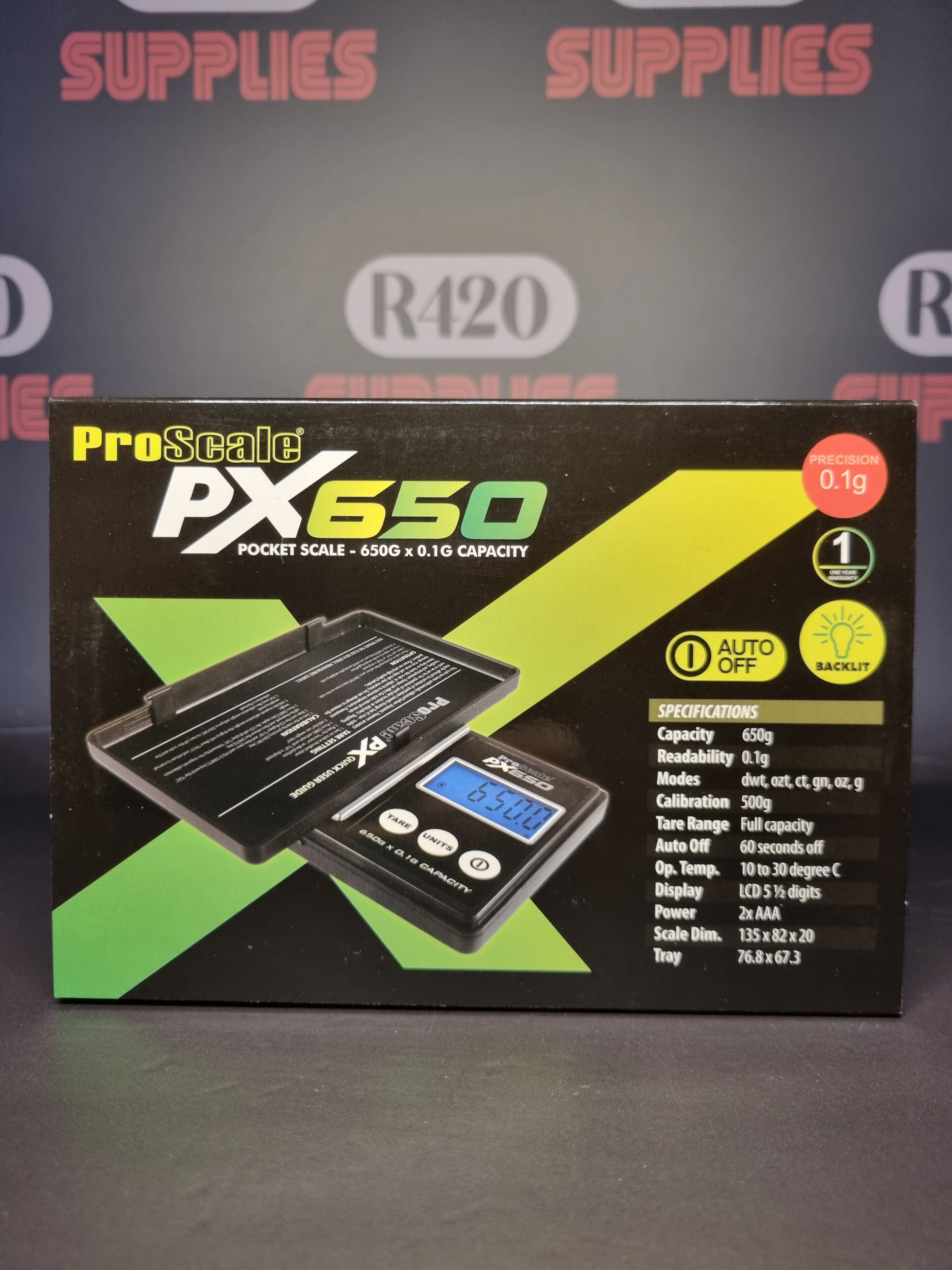 Pro Scale PX650 Digital Scales - 0.1g / 650g
