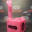 PieceMaker "Kube" Miss Pinky Glow Siliconen Dab Rig / Bong - 19cm (Ø23mm)