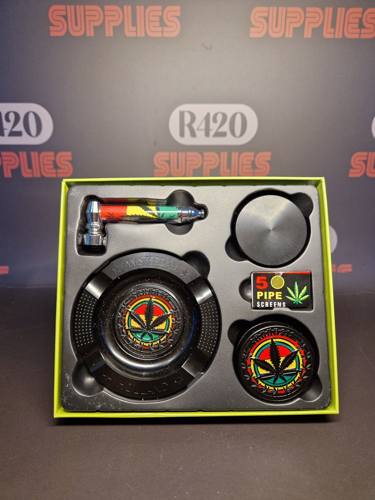 Amsterdam 4 Piece Giftset - Black