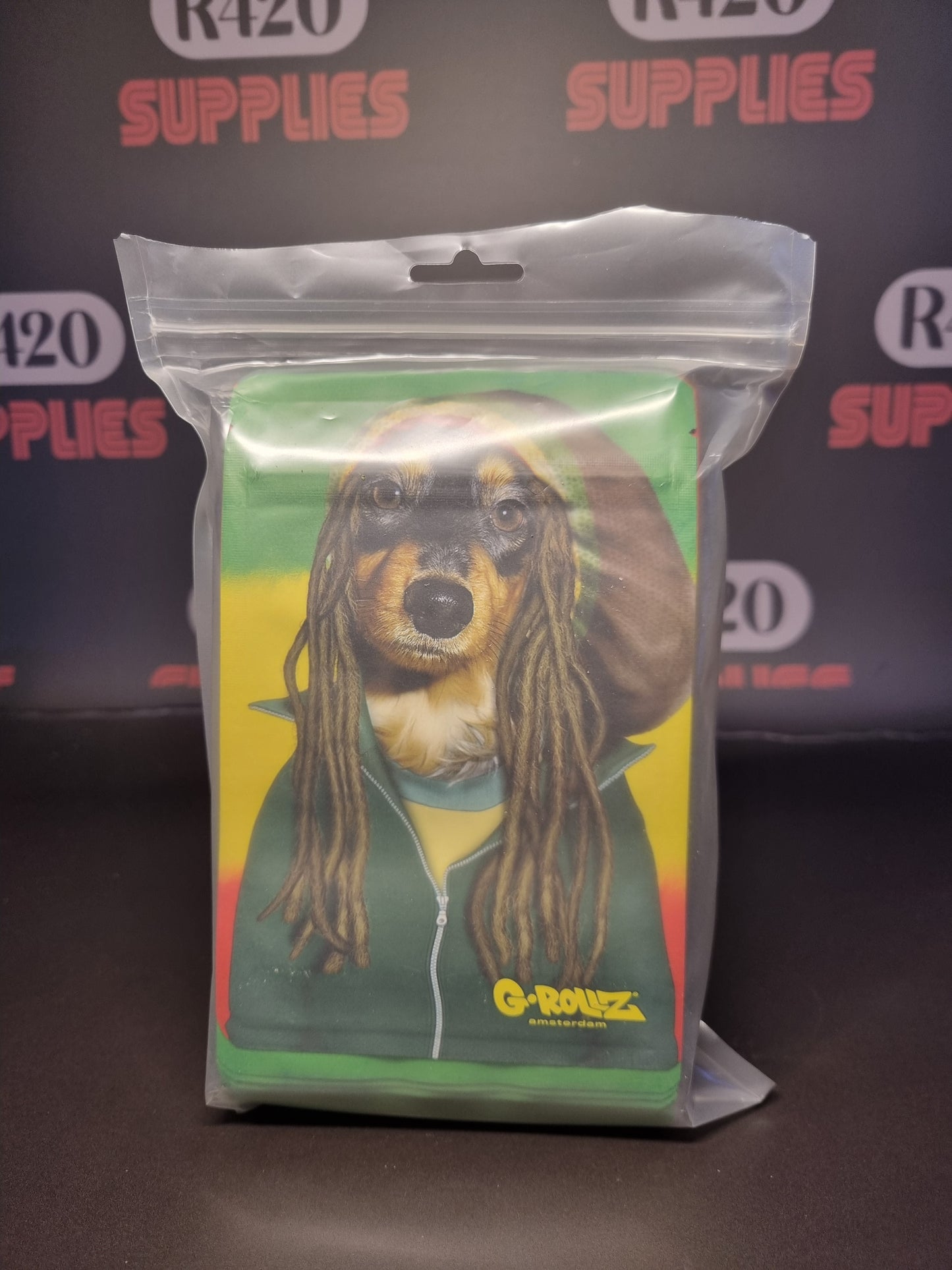Mylar Smellproof Bag - Reggae Dog - 100x150mm (50)