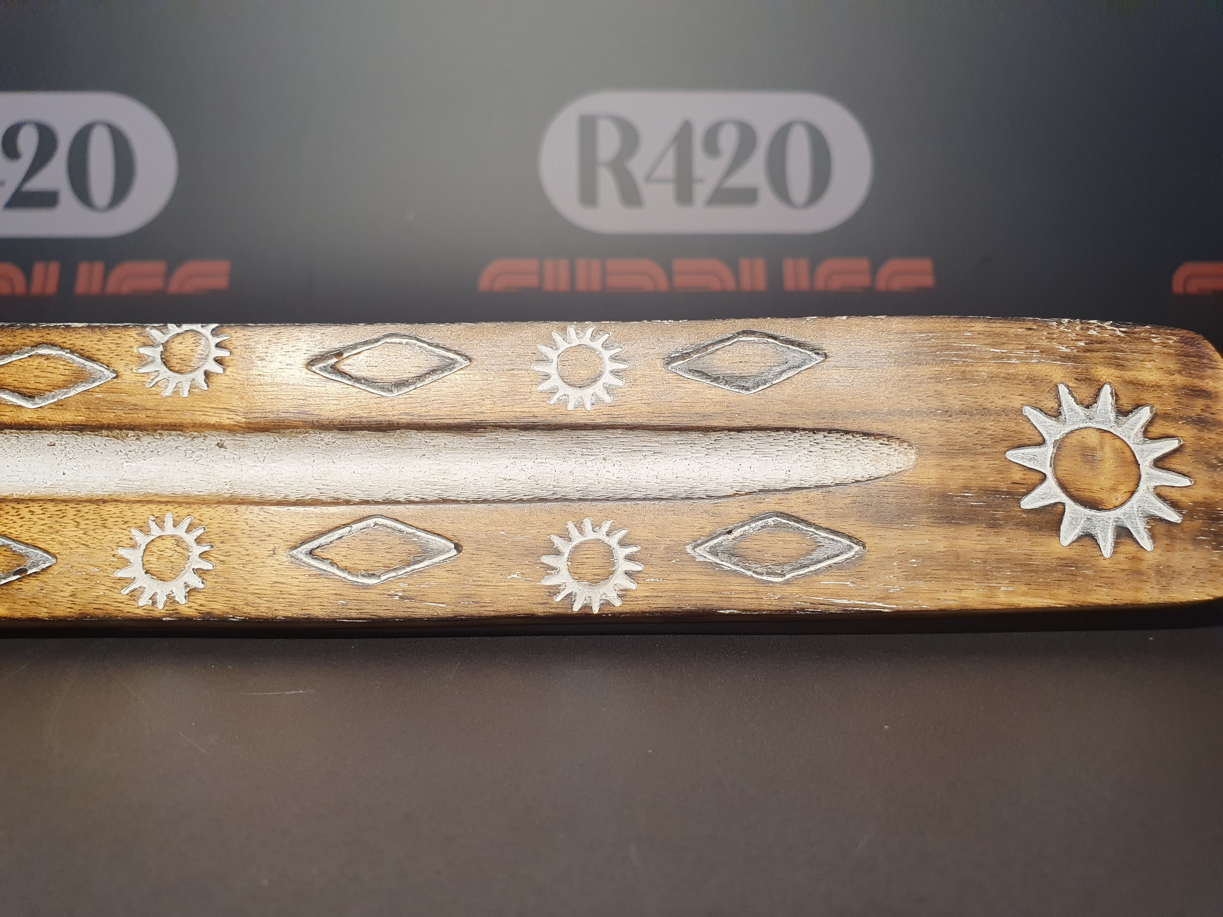 Flat Wooden Incense Burner