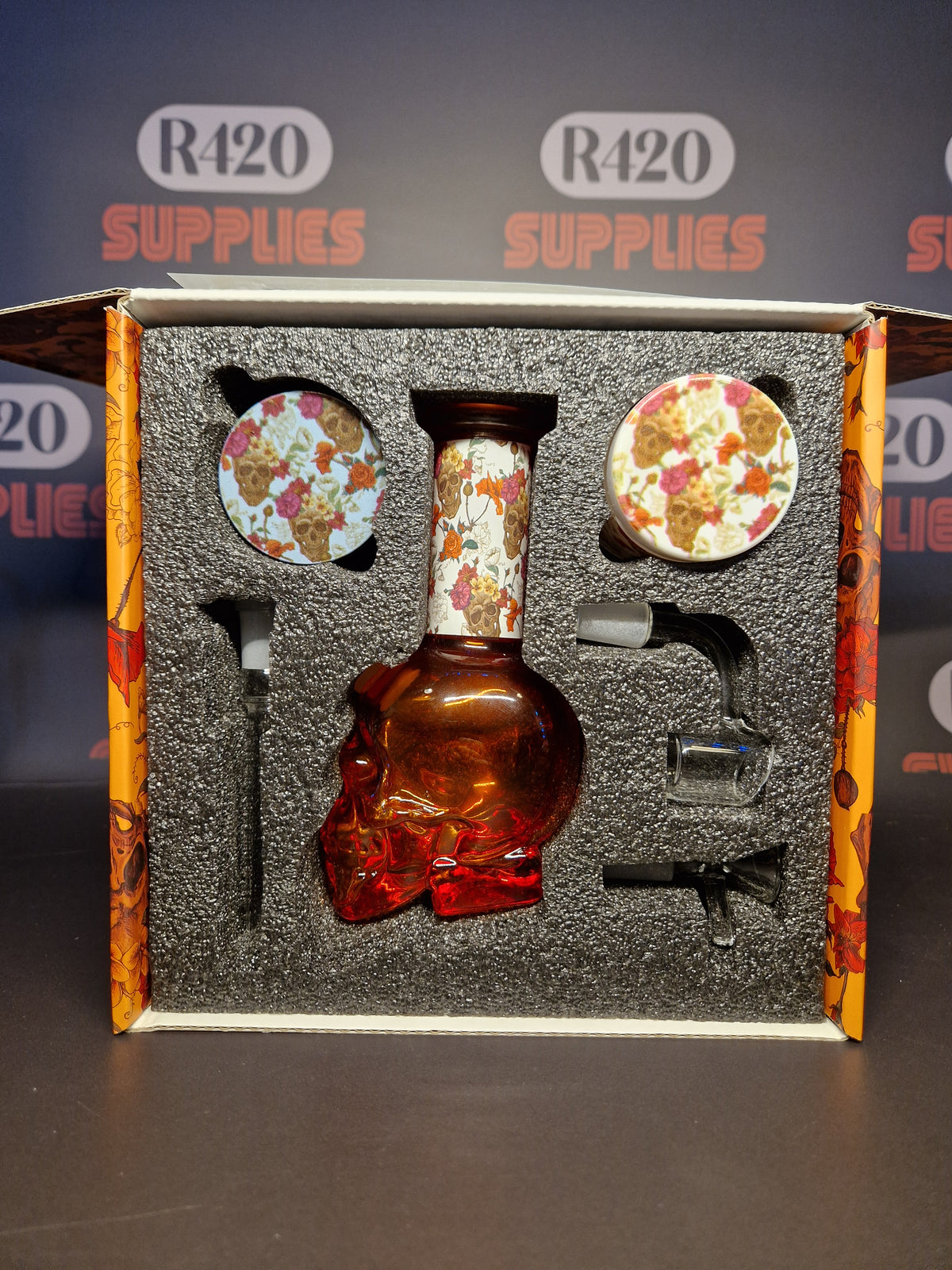 Glass Bong & Dab Rig Set
