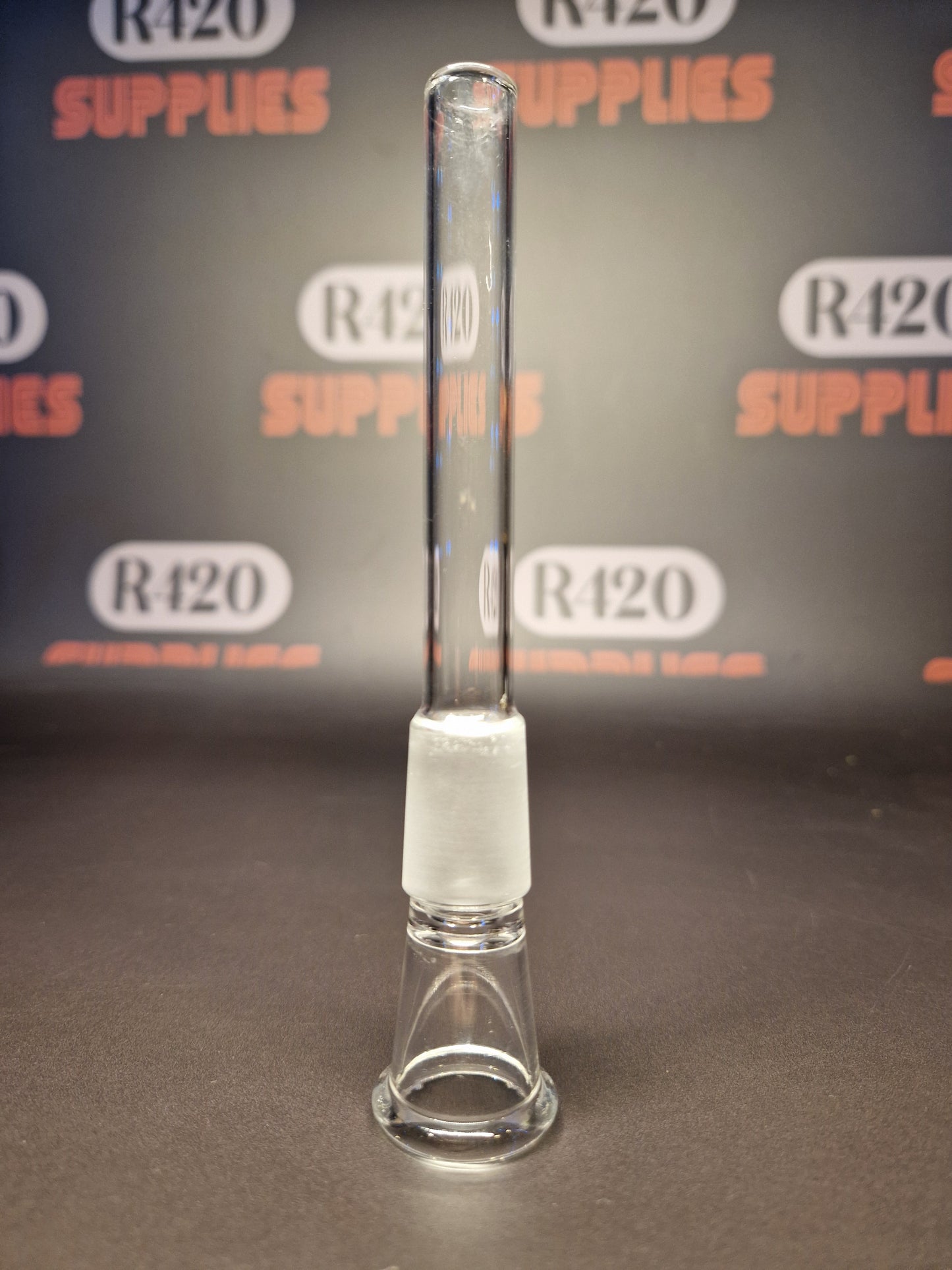 Glazen downstem met bowl - 18 mm - 100 mm lang