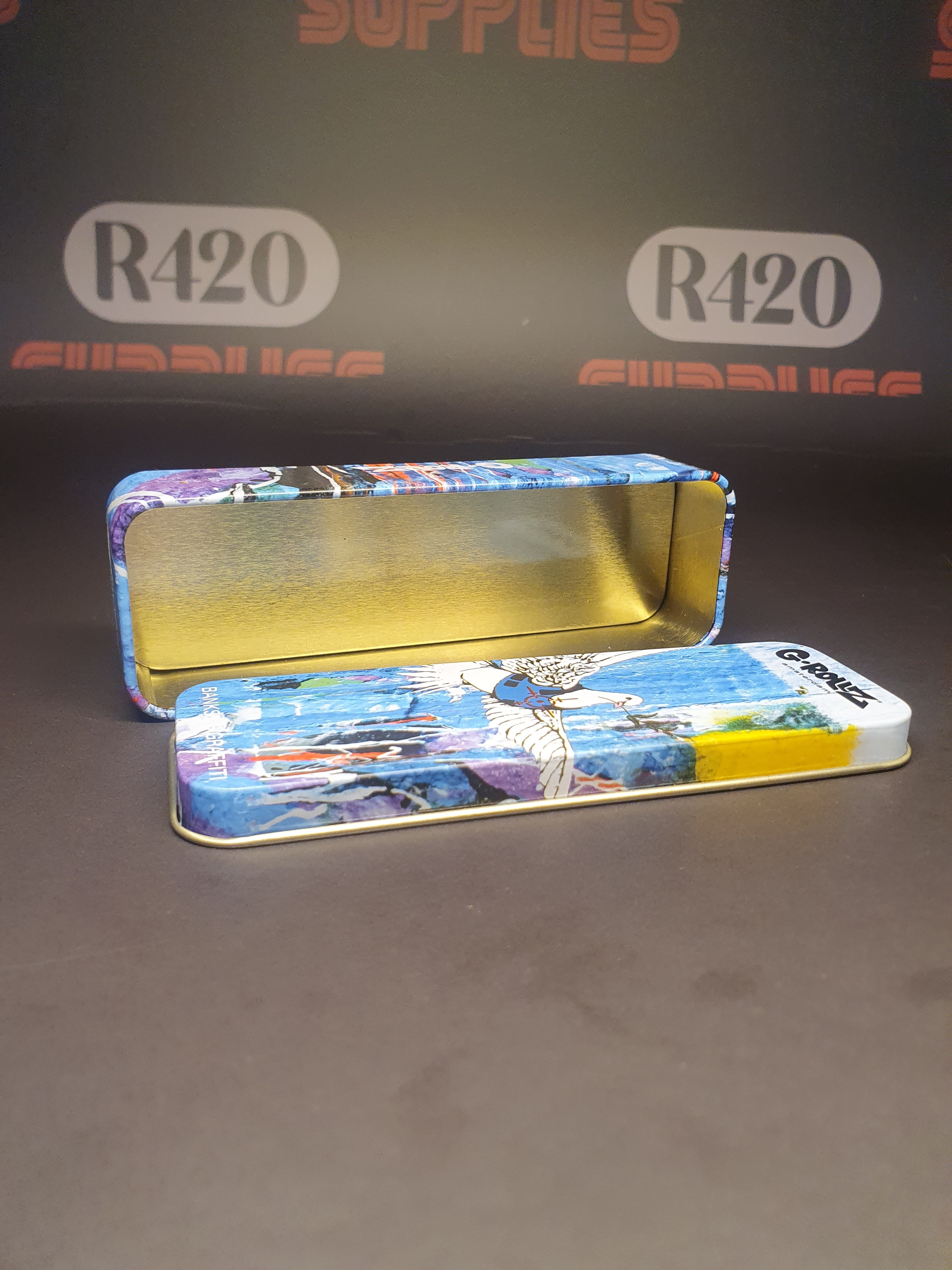 Banksy Design Metal Storage Tin