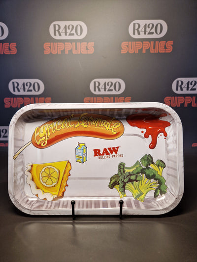 RAW x Lyrical Lemonade Metal Rolling Tray - Klein