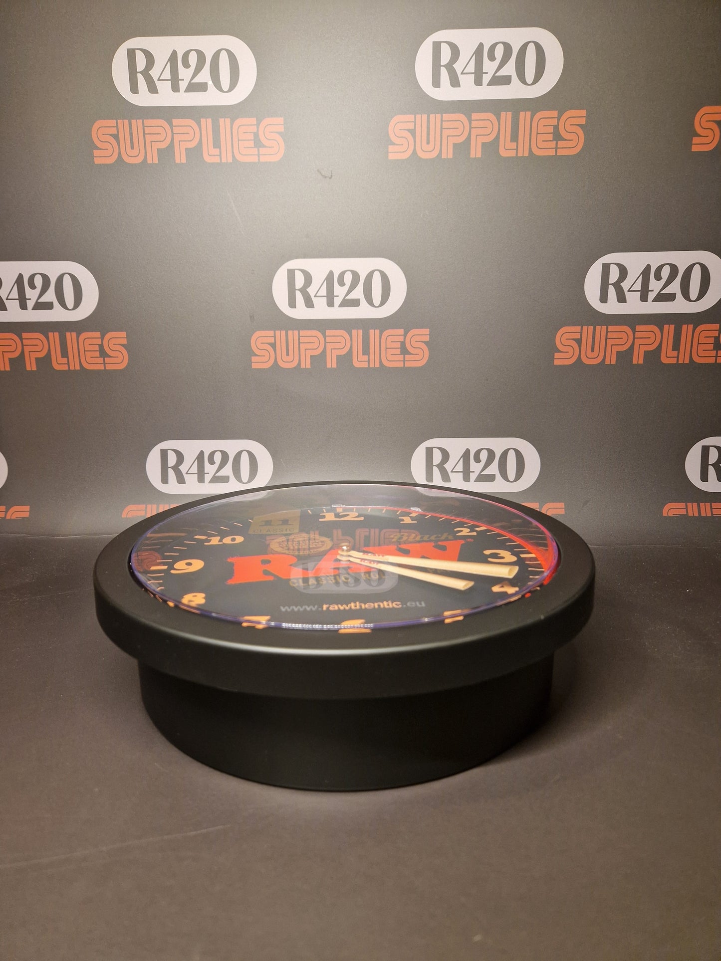 RAW Black Stash Clock