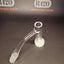 Quartz Slurper- 14mm / 45° Male Fitting - Tall - White & Clear