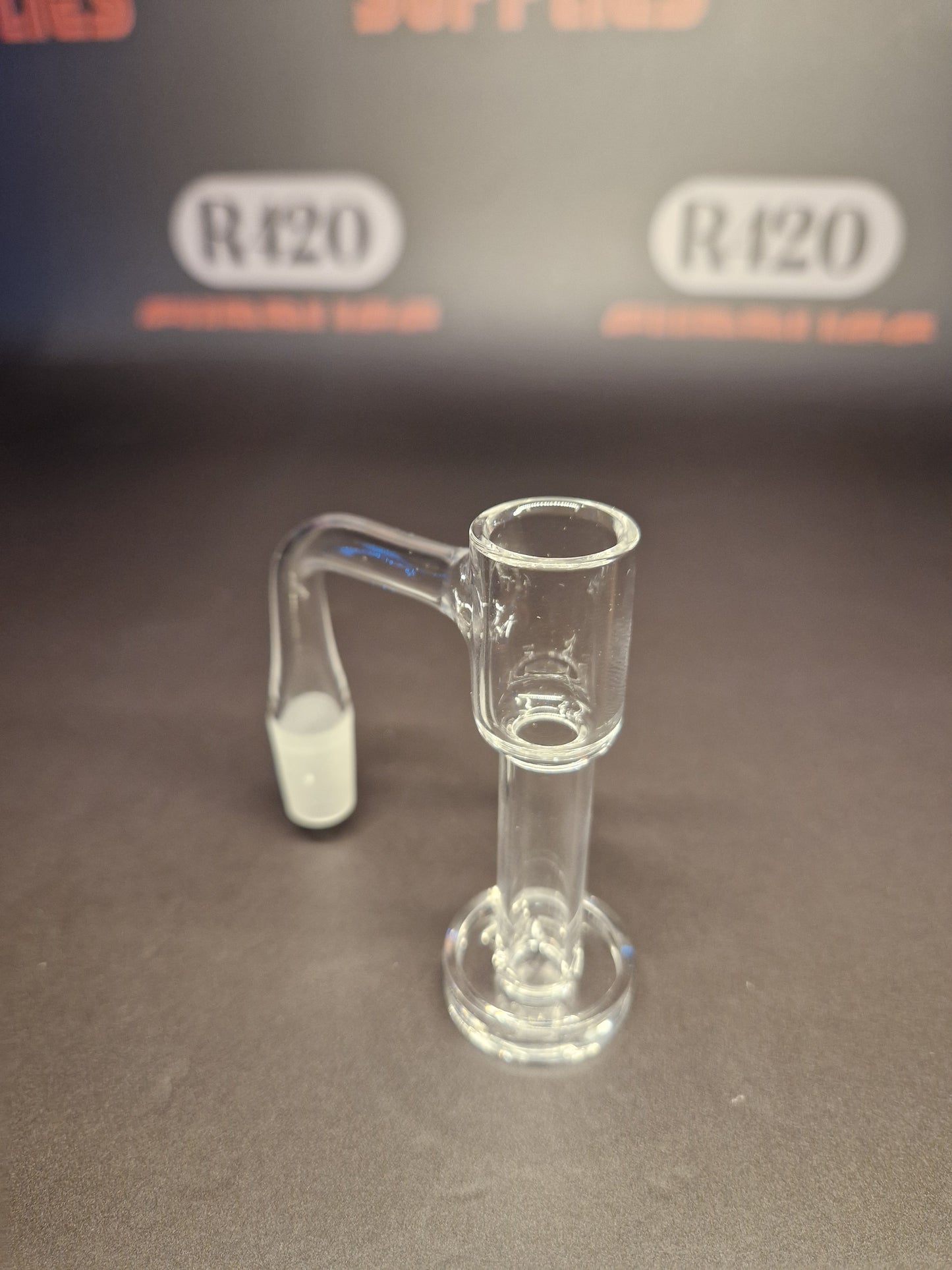 Quartz Slurper- 14mm / 90° Male Fitting - Tall with Thick Bottom
