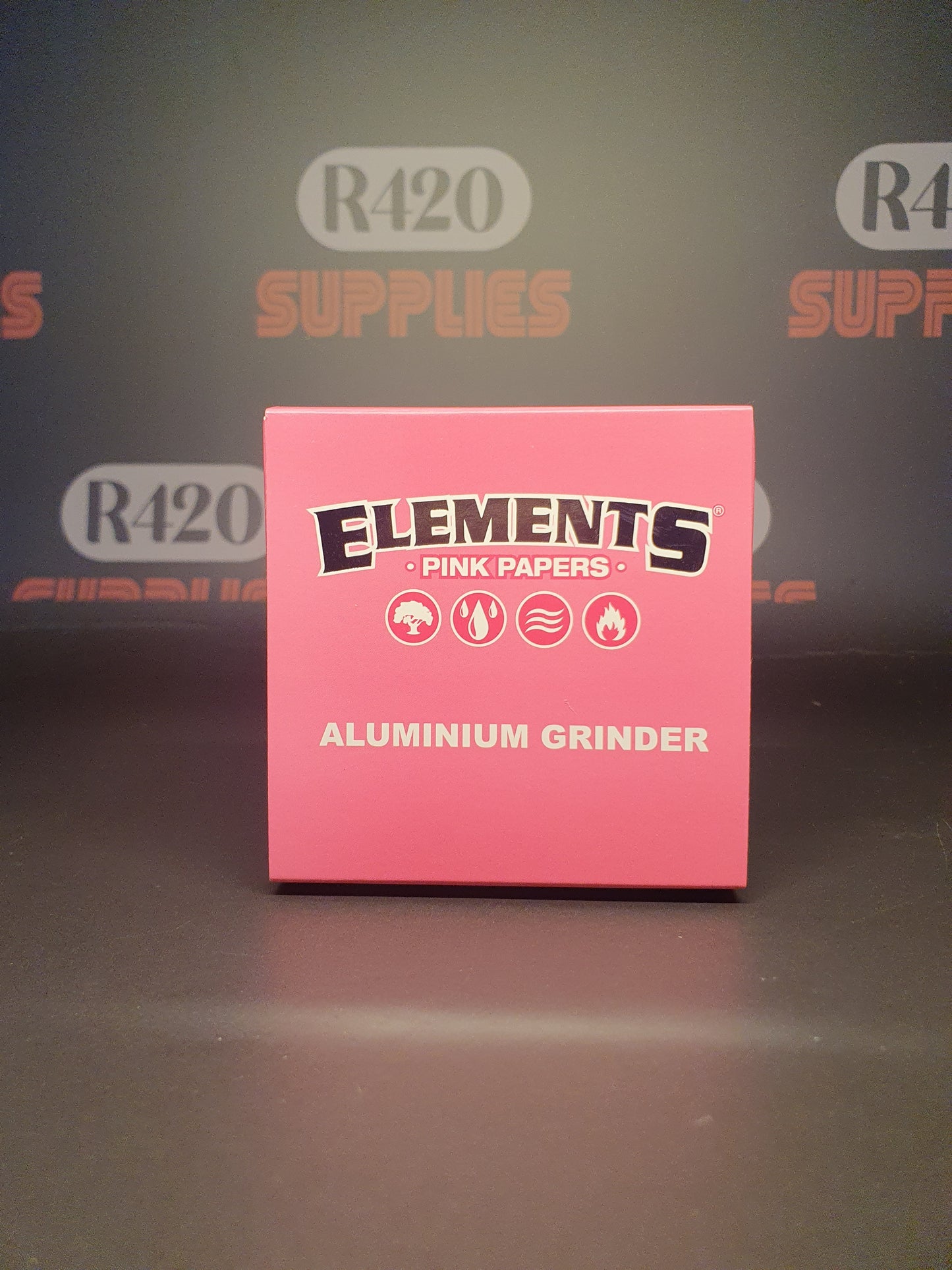 Elements Roze Aluminium Metalen Grinder - 4-Delig - Medium 55mm