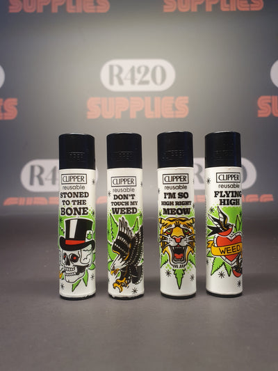 Clipper Aansteker - 420 Tattoo
