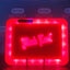 Black Leaf Glow Tray - Red