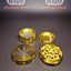 Gouden Metalen Grinder - 50 mm - 4-delig