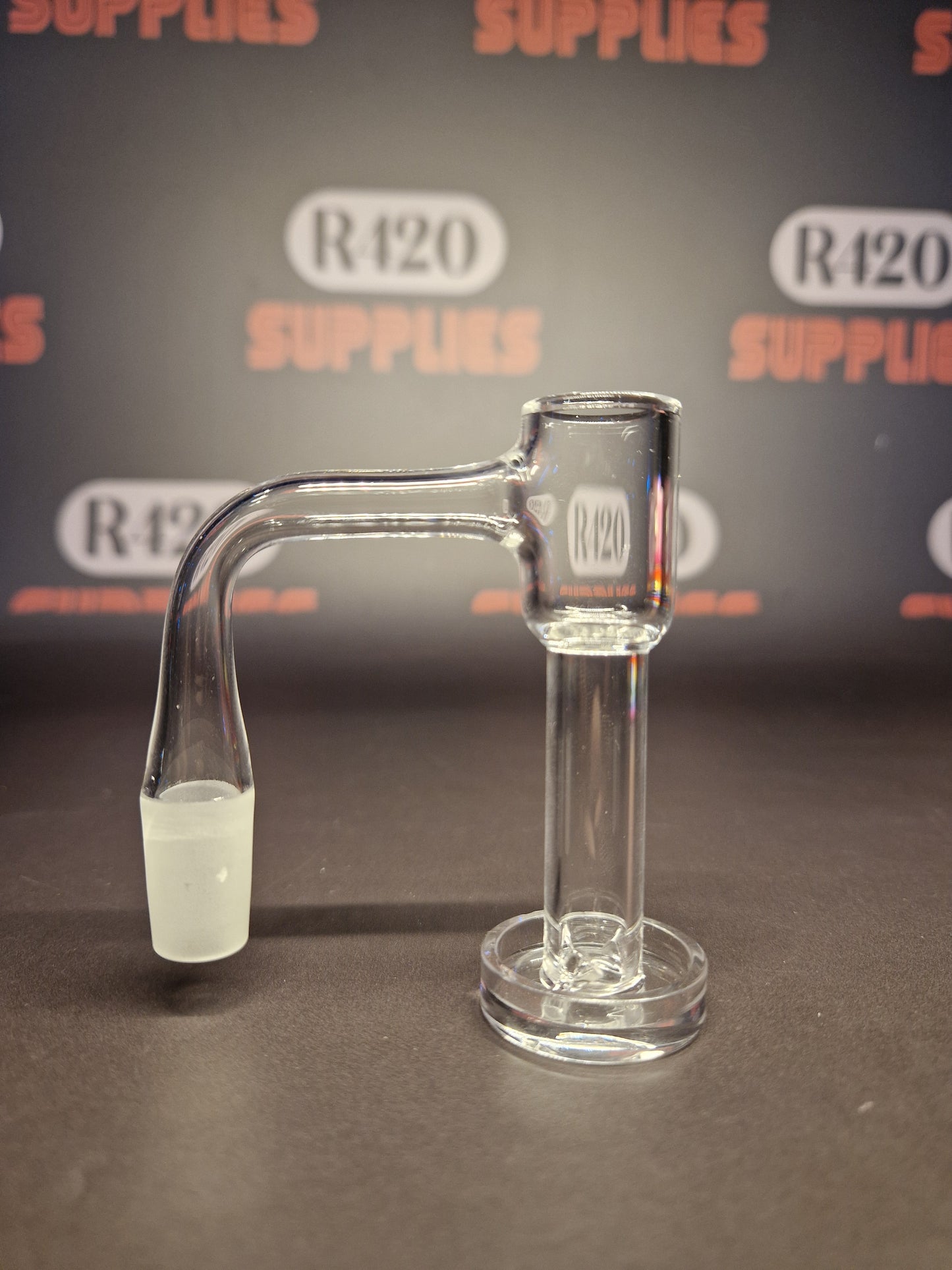 Quartz Slurper- 14mm / 90° Male Fitting - Tall with Thick Bottom