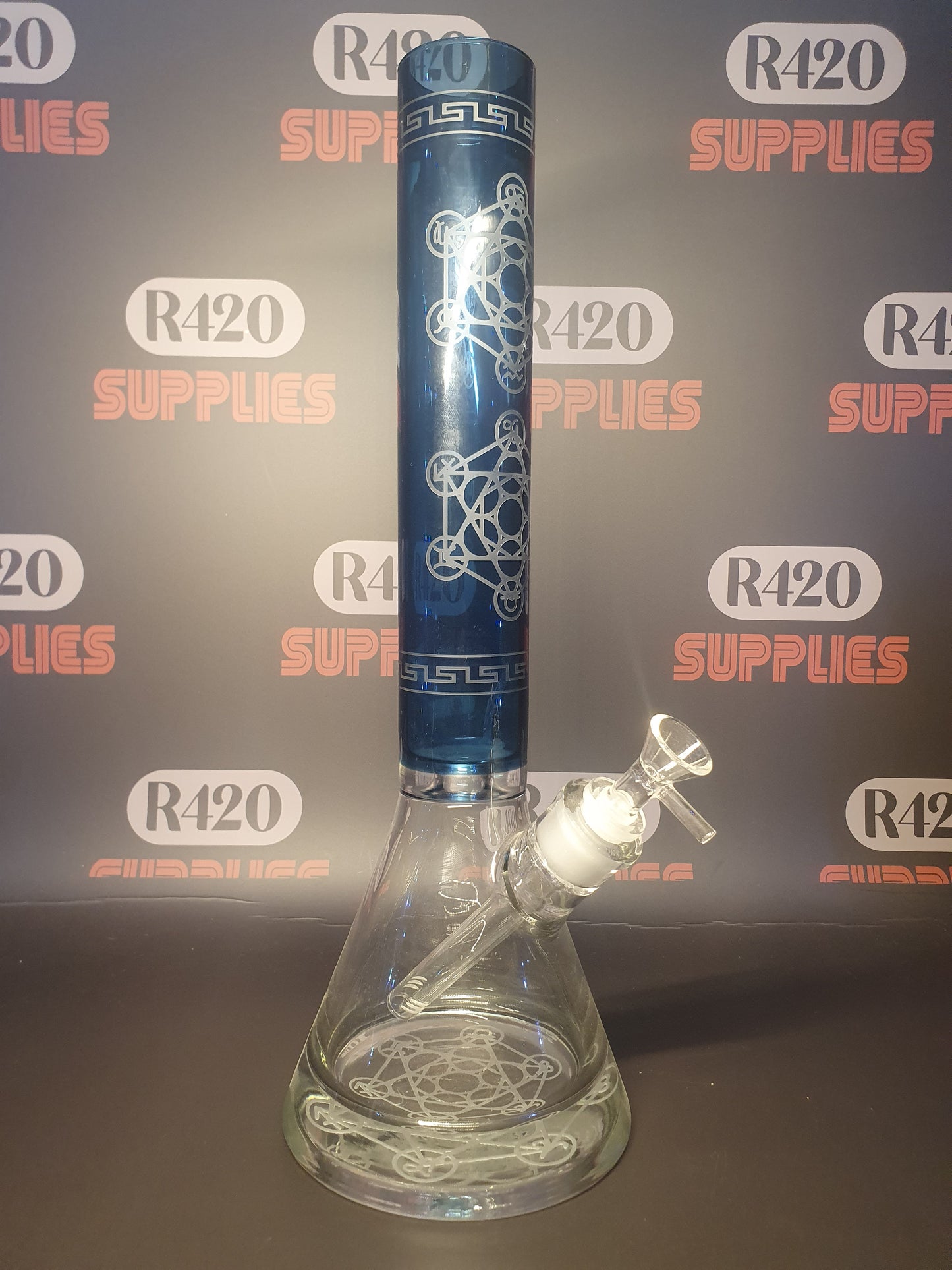 Amsterdam - Limited Edition Blue - Heavy Base - Geometric Art Series - H:40cm