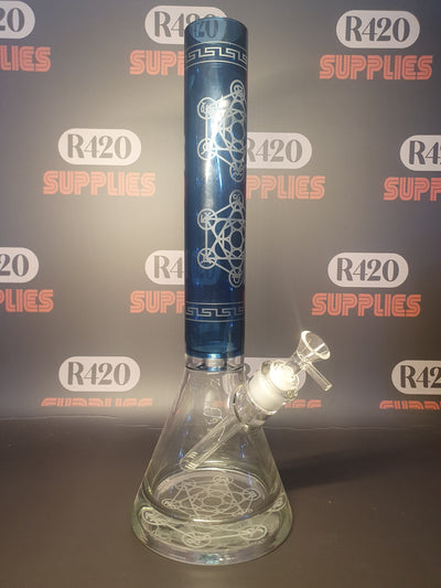 Amsterdam - Limited Edition Blue - Heavy Base - Geometric Art Series - H:40cm