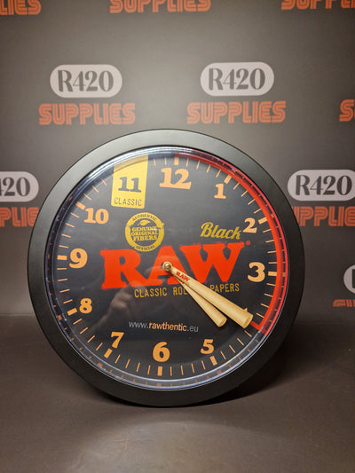 RAW Black Stash Clock