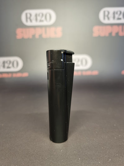 Metalen Clipper Jet Aansteker + Geschenkdoos - Zwart