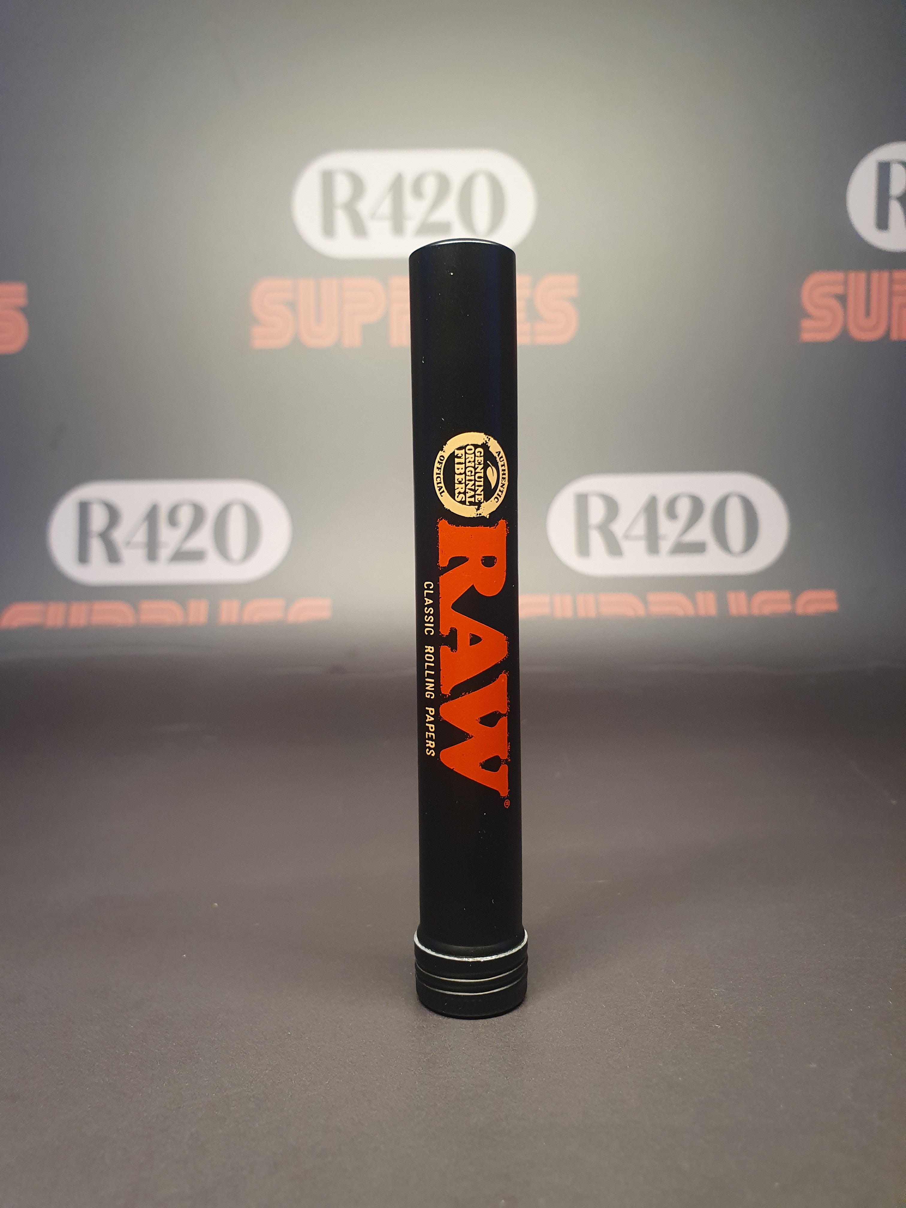 RAW Metal Storage Tube  -Black