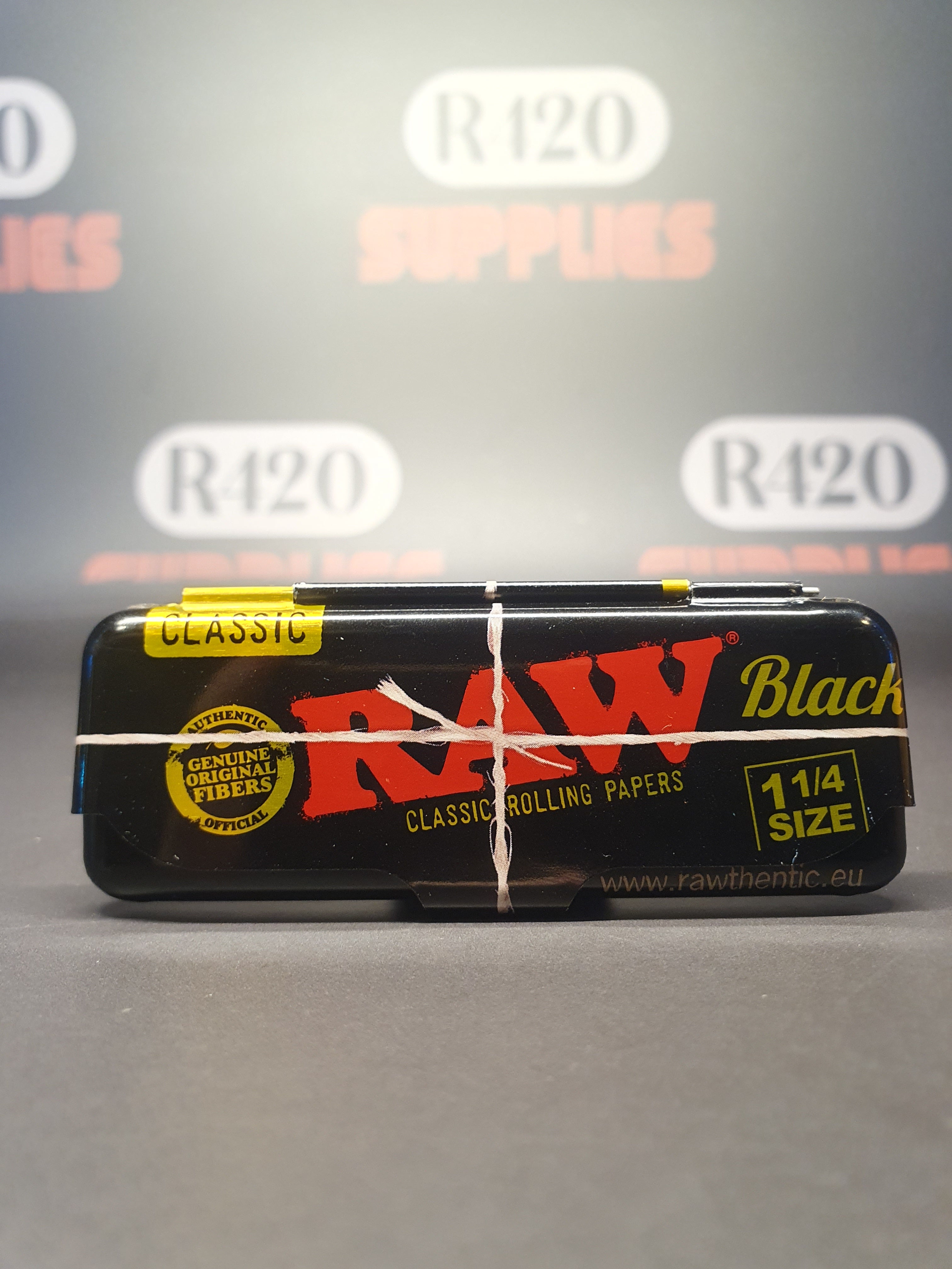 RAW Black Metal Paper Case - 1 1/4