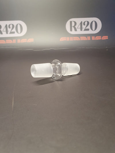 Glazen Adapter - 18 mm Male naar 18 mm Male