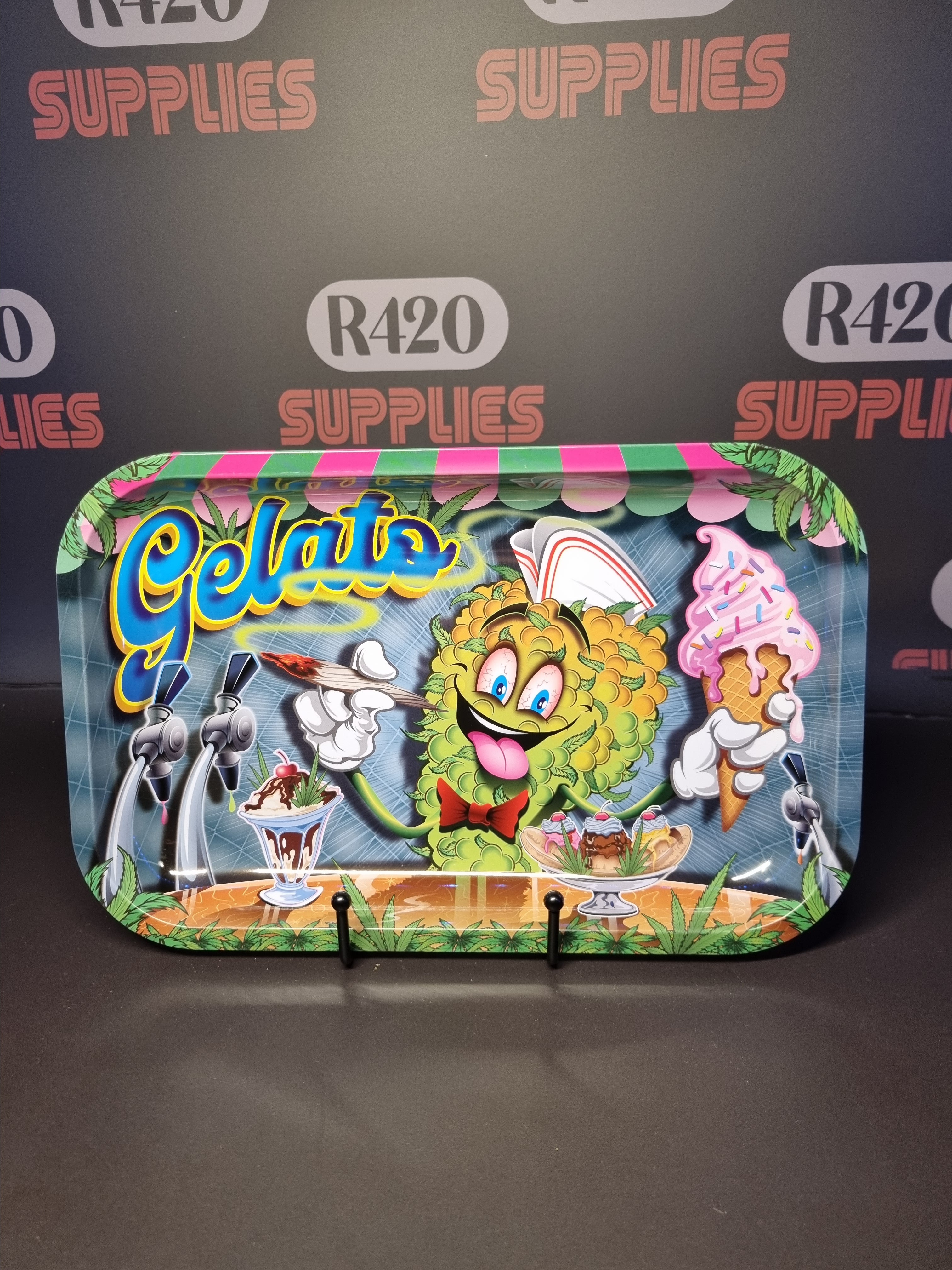 Best Buds – Gelato - Small Metal Rolling Tray