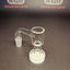 Quartz Slurper- 14mm / 90° Male Fitting - White Bottom