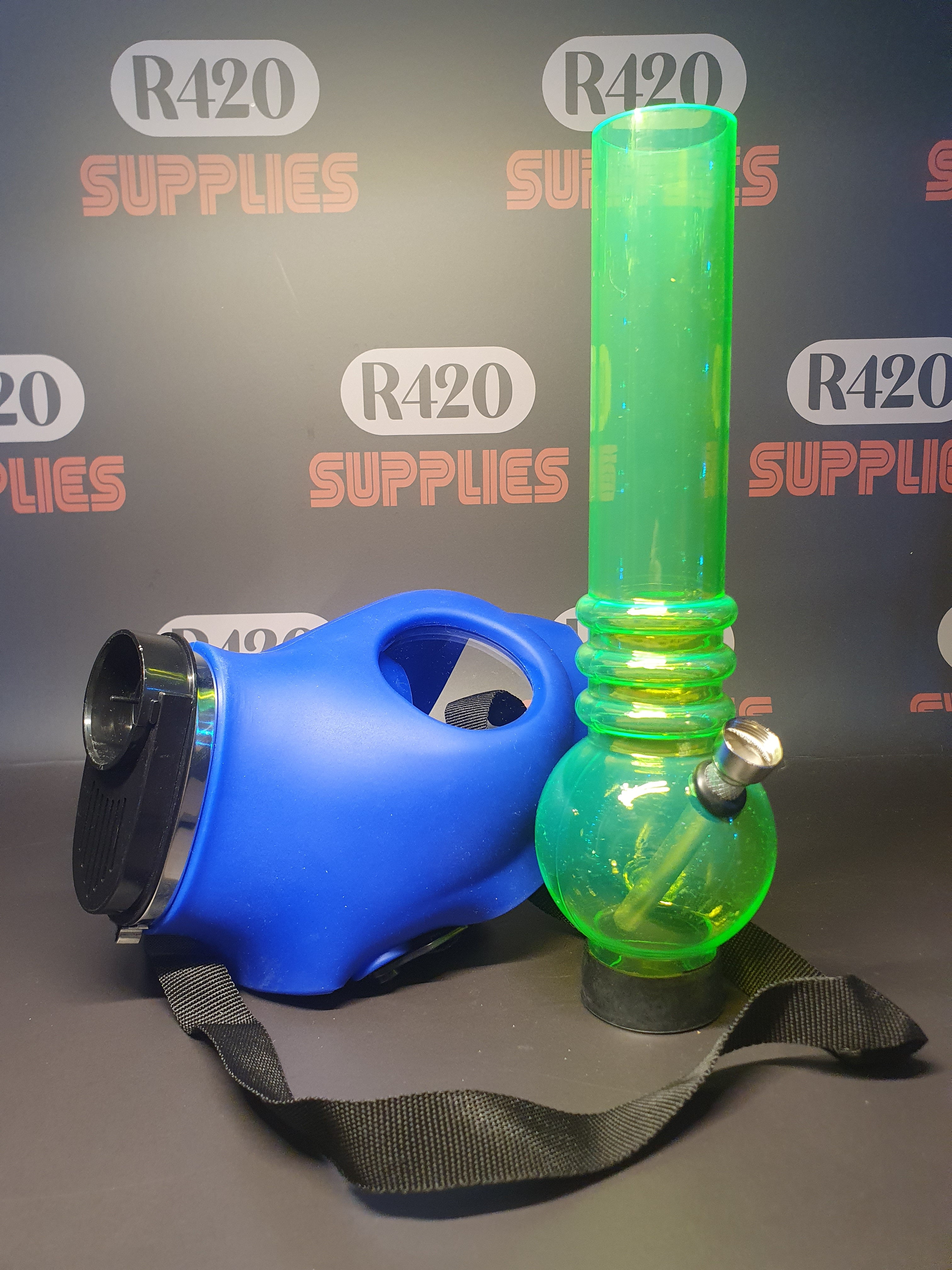 Gas Mask Bong - Multiple Colours