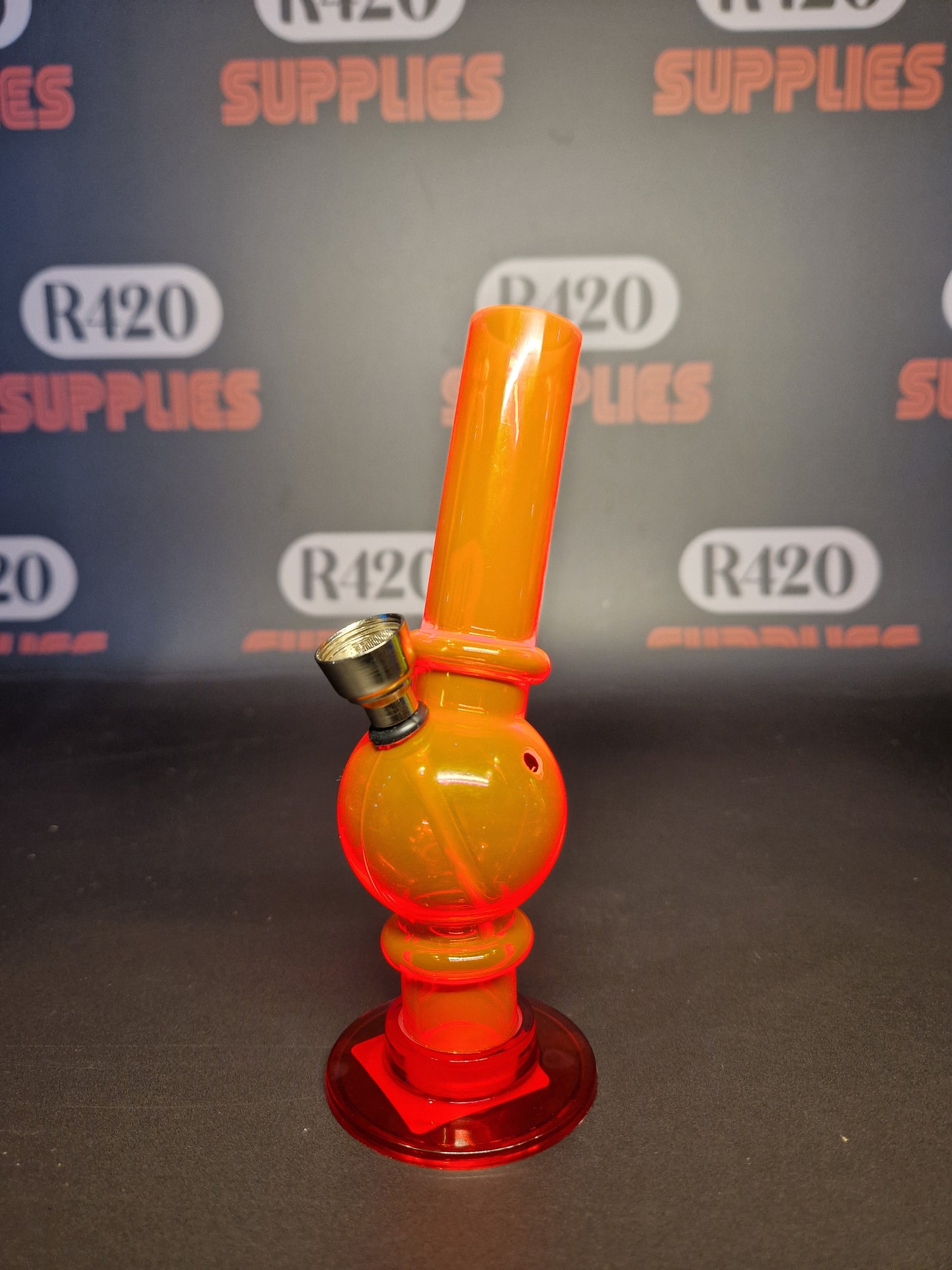 Champ High Plastic Mini Bong - 15cm - Mixed Colours
