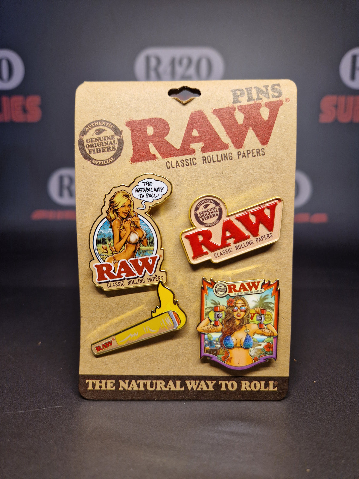 RAW Pins (4) Set 1